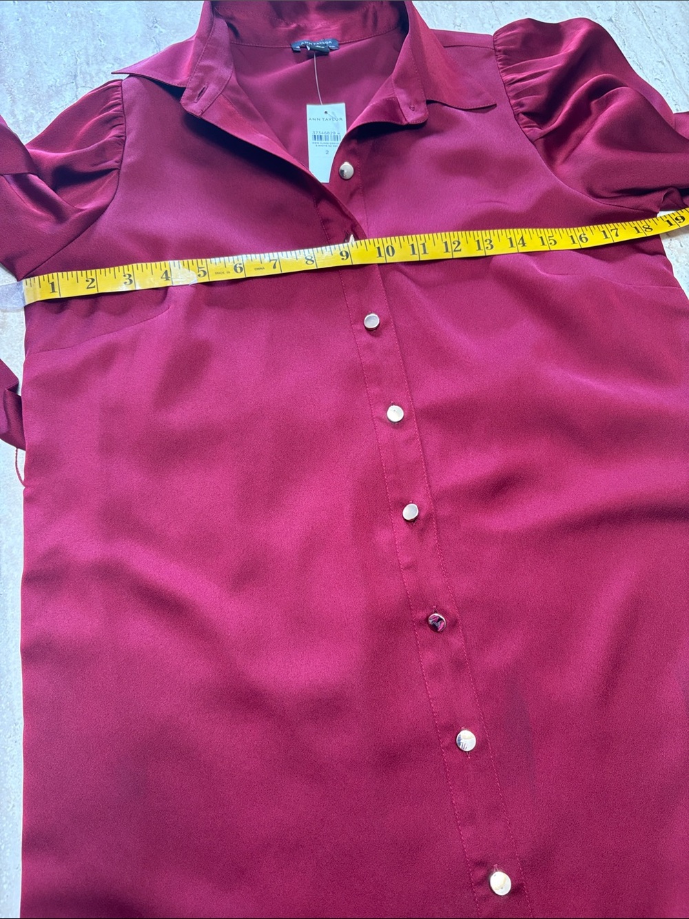 NWT Ann Taylor Burgundy Maxi dress - Picture 6 of 9
